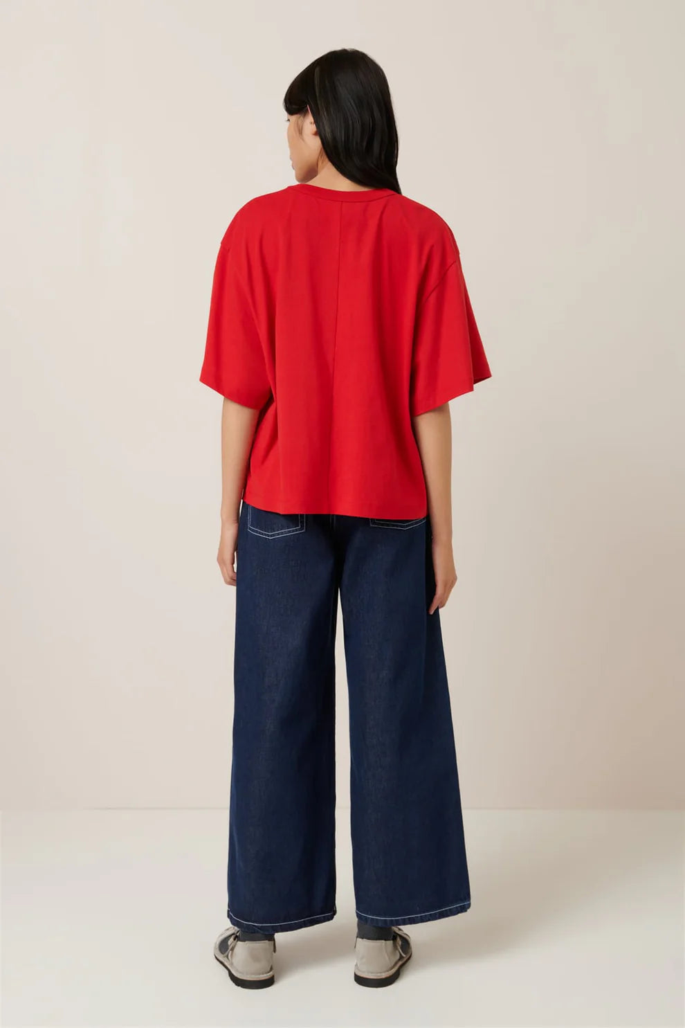 Good Thing Kowtow Shadow Tee - Red