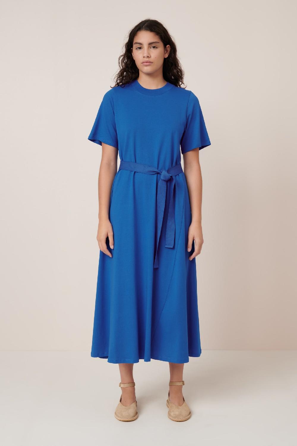 good thing Kowtow T-Shirt Swing Dress - Azure