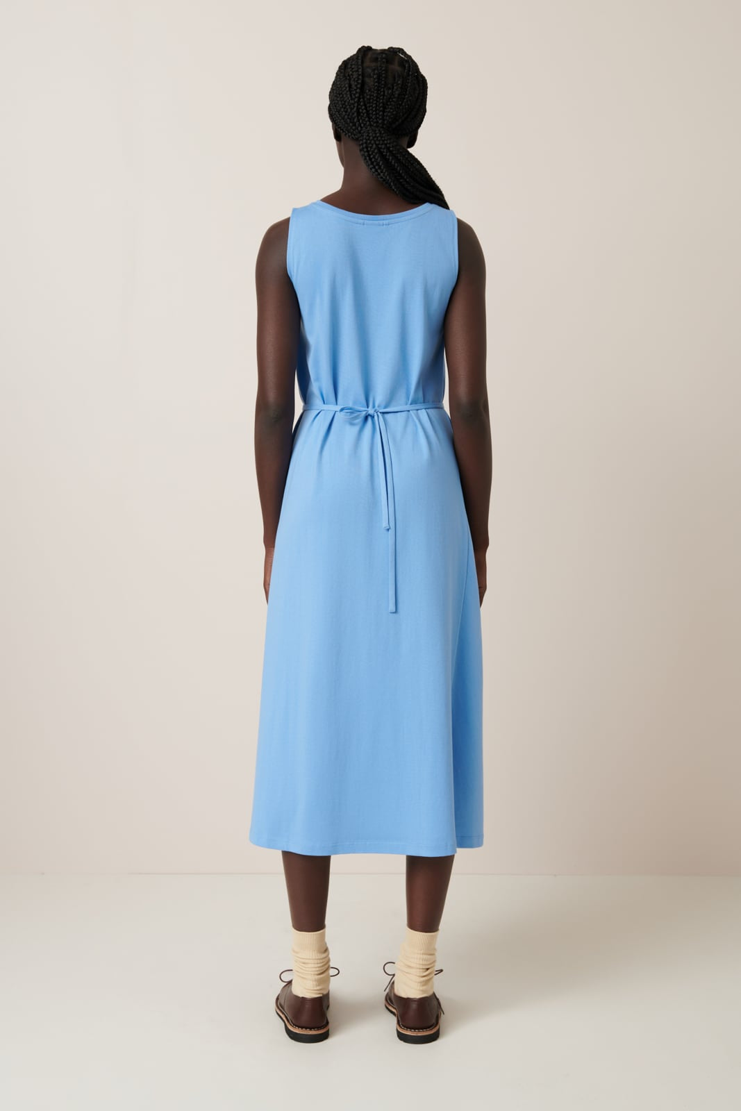 Good Thing Kowtow Tank Swing Dress - Skyline