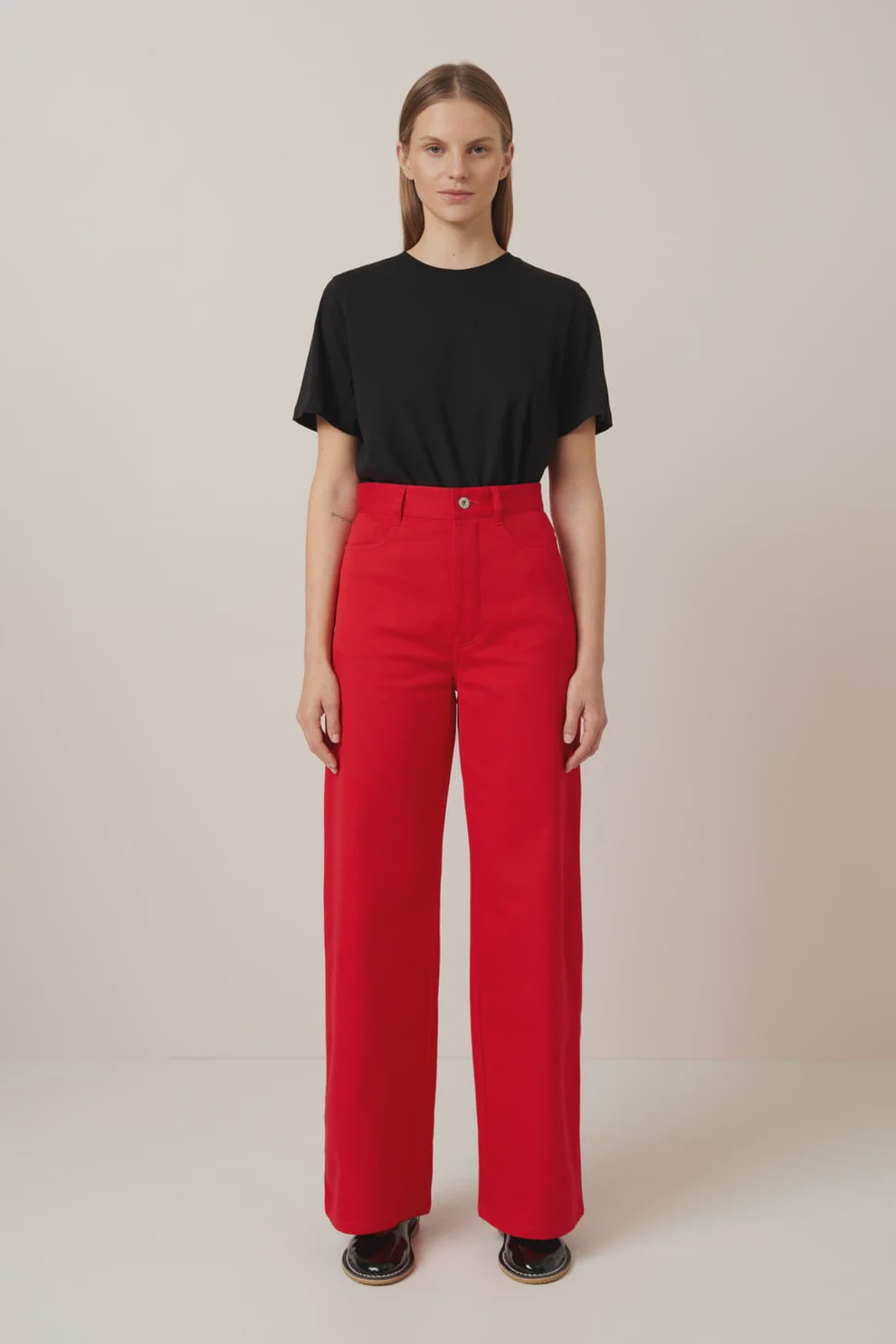 good thing Kowtow Unity Pant - Red