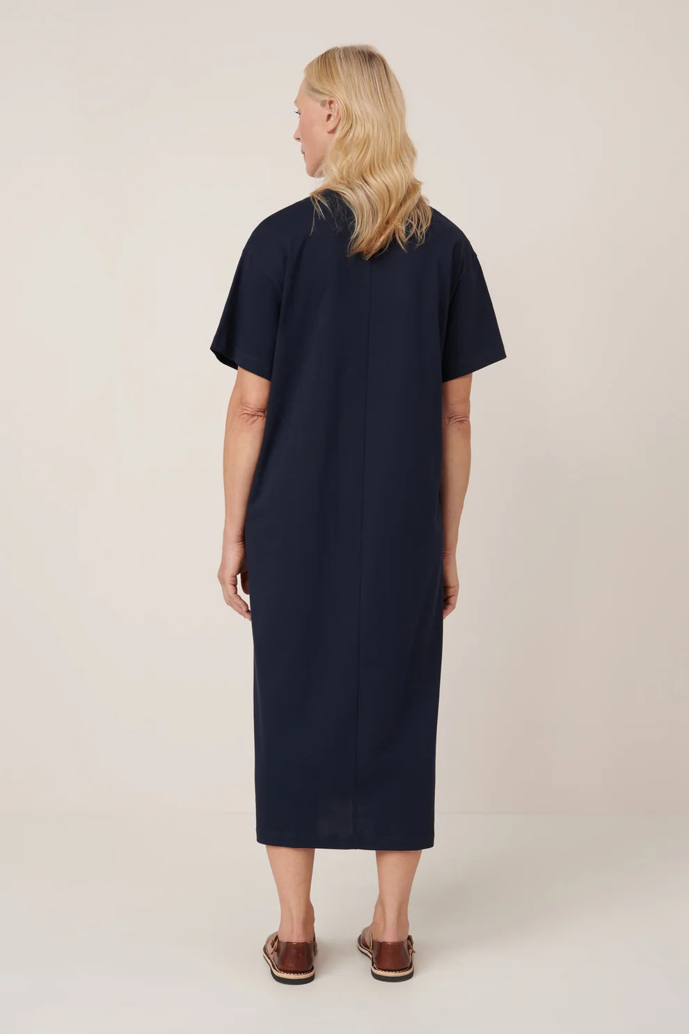Good Thing Kowtow Unity Tee Dress - Navy