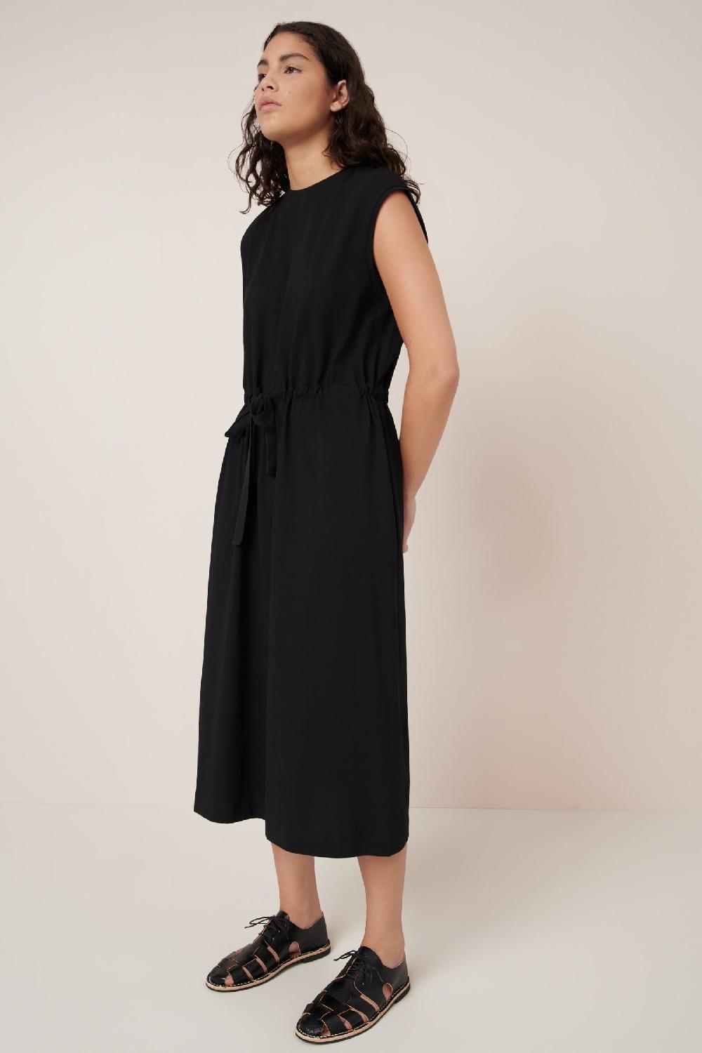 Good Thing Kowtow Wave Dress - Black