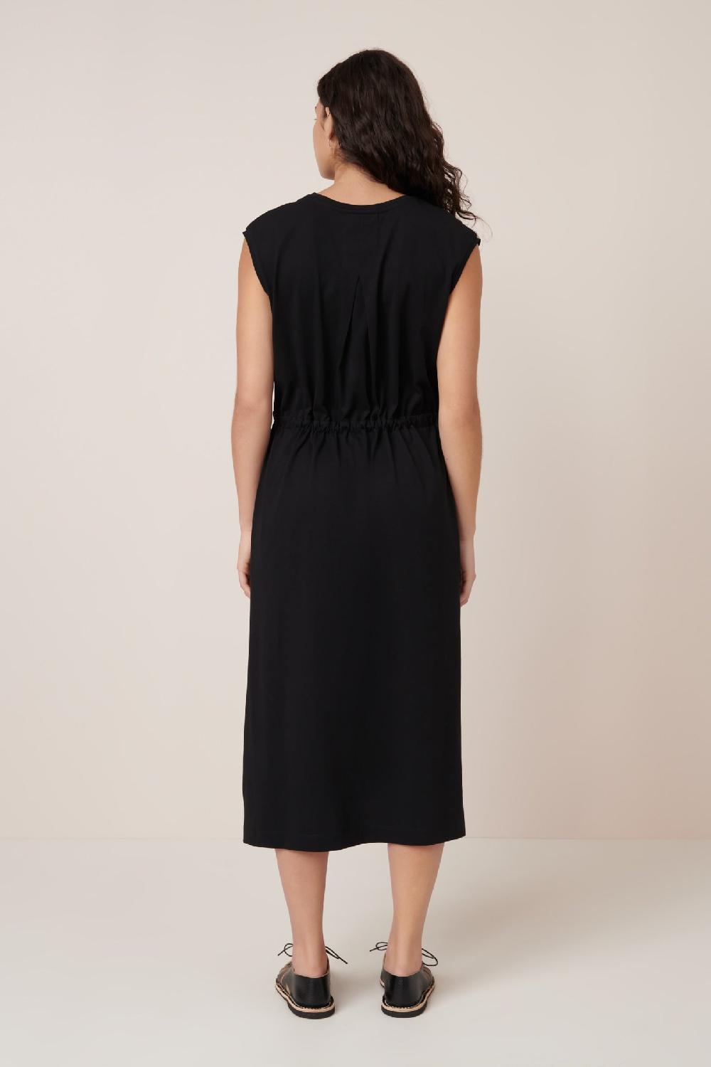Good Thing Kowtow Wave Dress - Black
