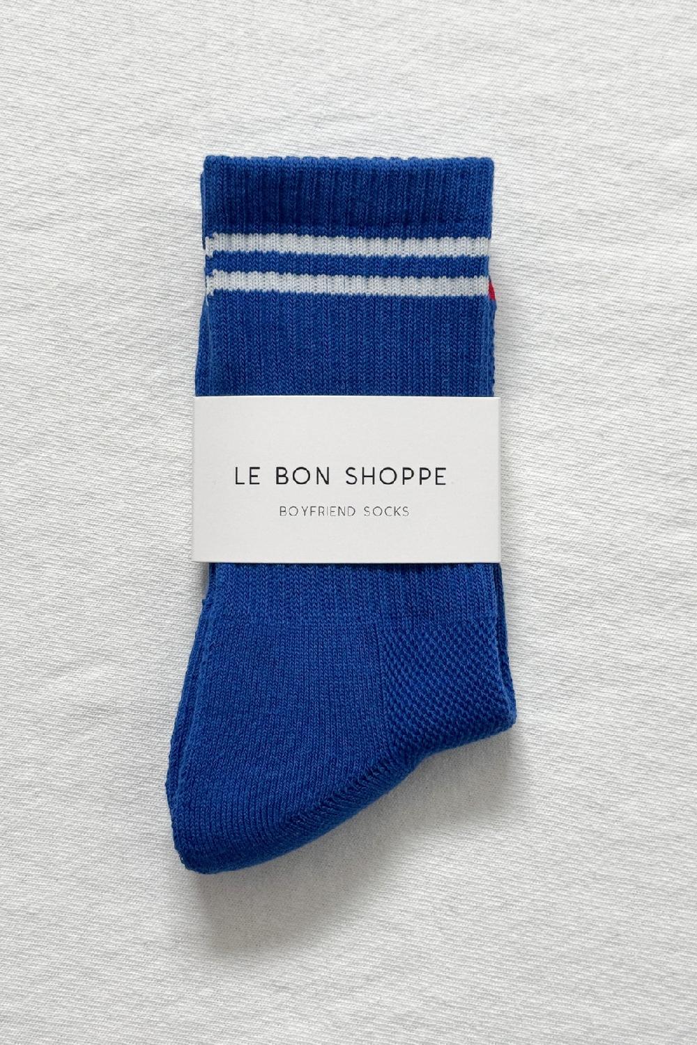 good thing Le Bon Shoppe Boyfriend Socks - Cobalt