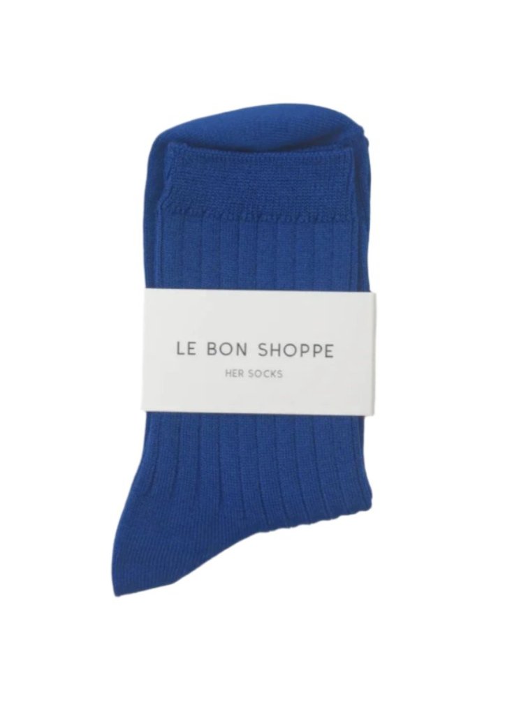 Good Thing Le Bon Shoppe Her Socks - Cobalt