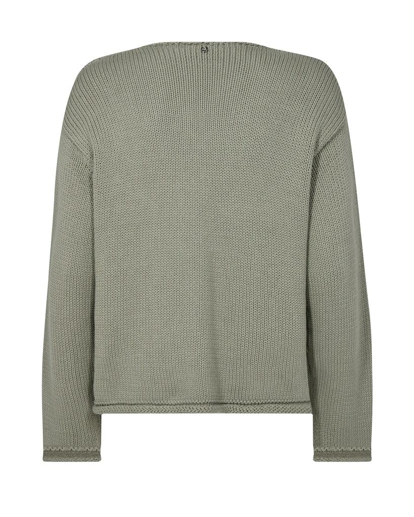 Good Thing Mos Mosh Bine V-Neck Knit - Shadow
