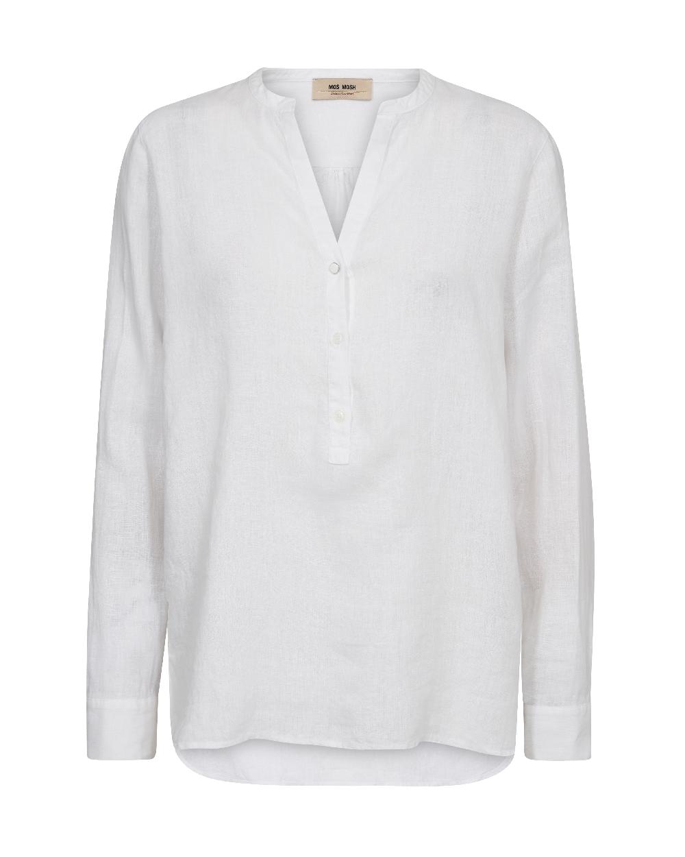 Good Thing Mos Mosh Danna Linen Blouse - White