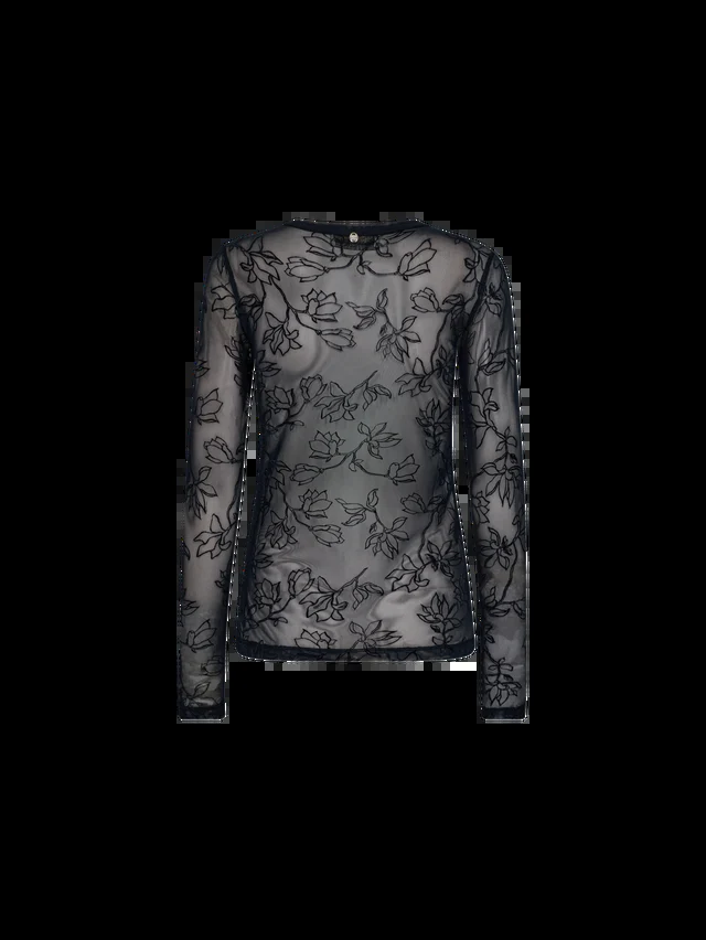 Good Thing Mos Mosh Loretta Velvet Leafy Top