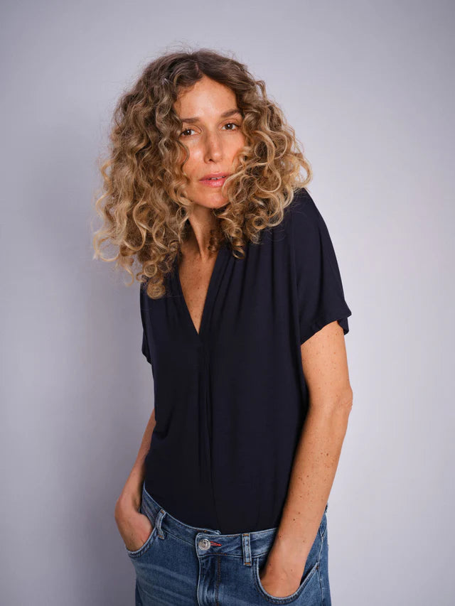 Good Thing Mos Mosh Shira Tee - Salute Navy