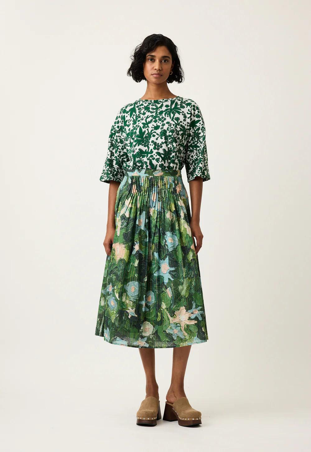 Good Thing Nancybird Alma Yoke Skirt - Garden