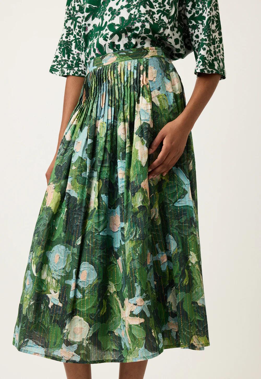 Good Thing Nancybird Alma Yoke Skirt - Garden