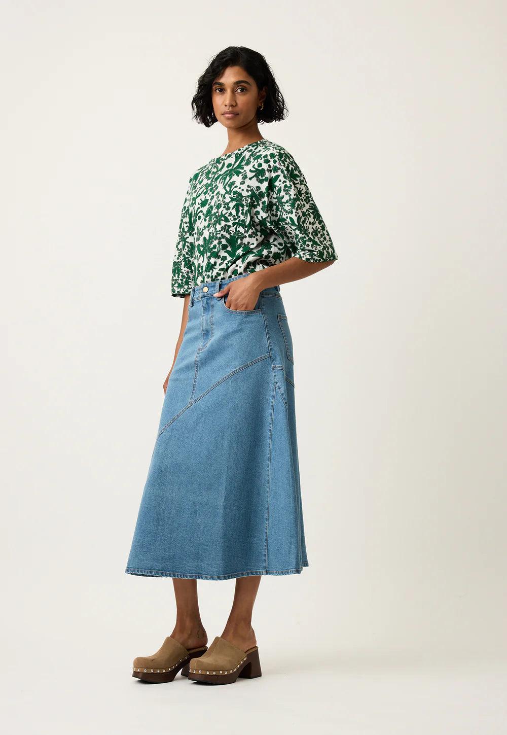 Good Thing Nancybird Aurora Skirt - Denim