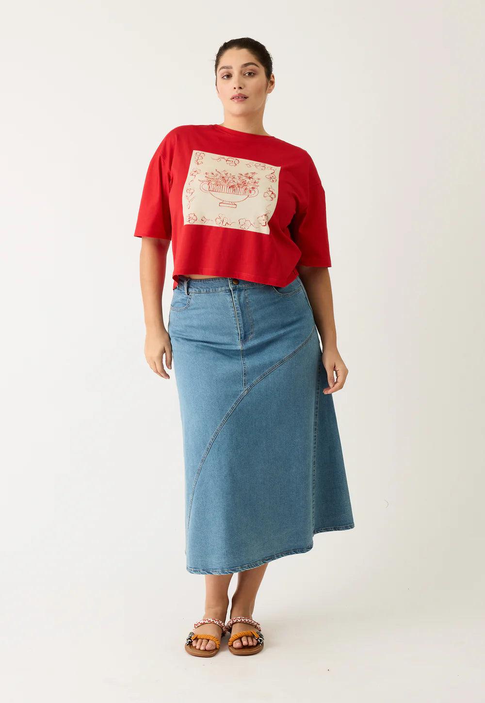 Good Thing Nancybird Aurora Skirt - Denim