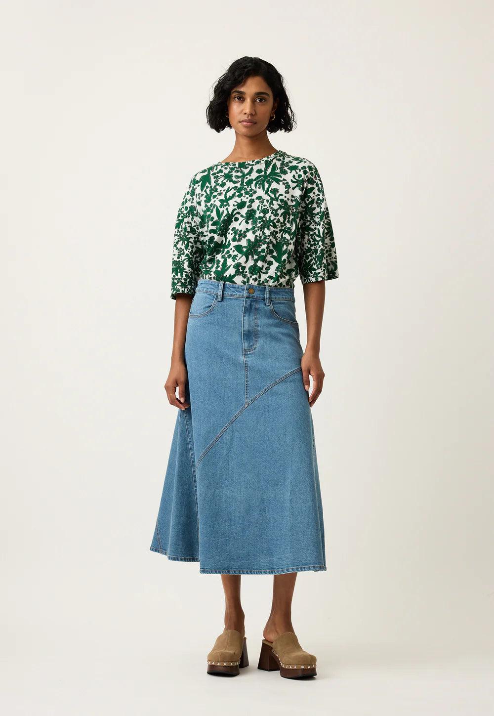 good thing Nancybird Aurora Skirt - Denim