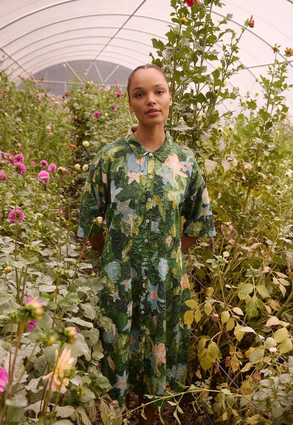 Good Thing Nancybird Paloma Dress - Garden Green