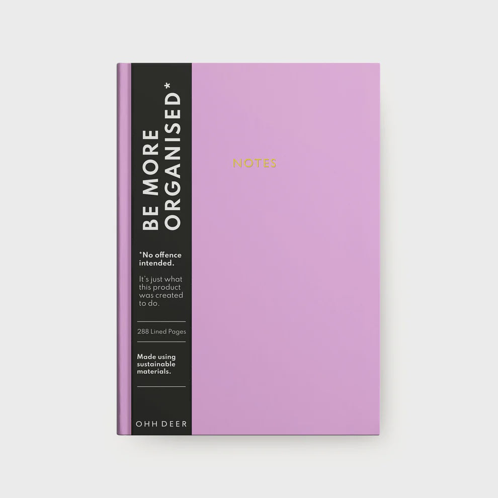 good thing Ohh Deer A5 Notebook - Pastel Purple