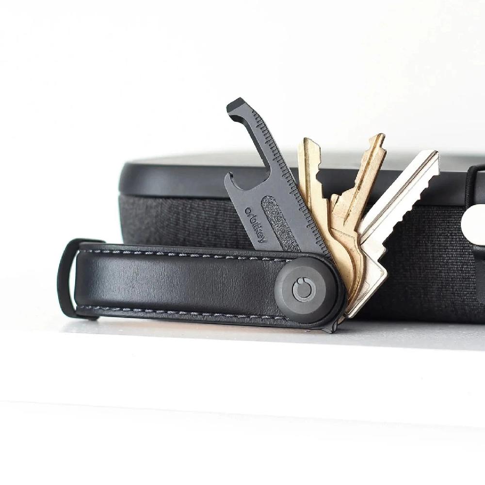 Good Thing Orbitkey Key Organiser Leather - Black