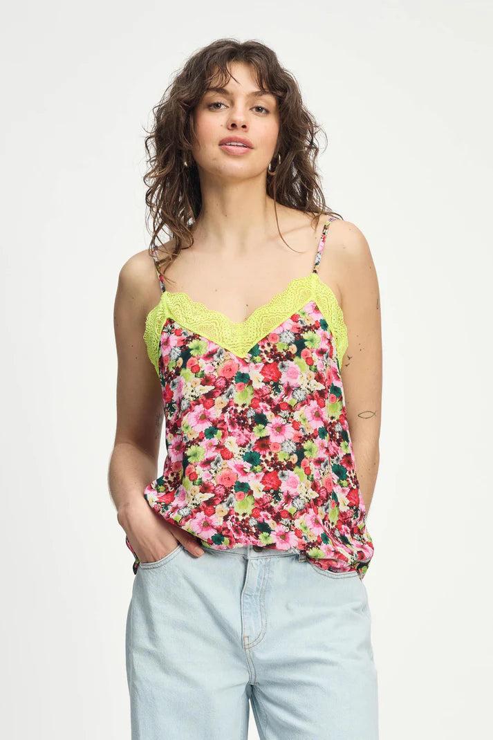 good thing POM Amsterdam Cami Top - Love Bouquet