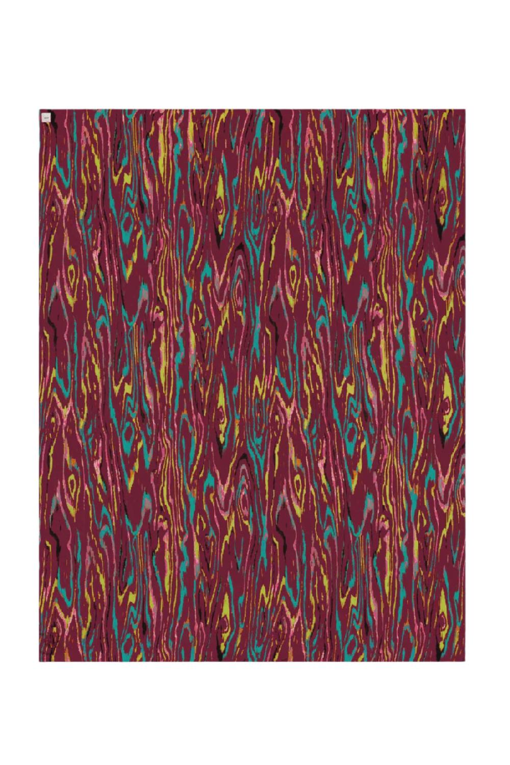 Good Thing POM Amsterdam Shawl - Woody Burgundy Red