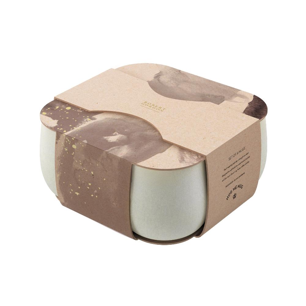 Good Thing Robert Gordon Hug Me Mugs 4 Pack - Snow