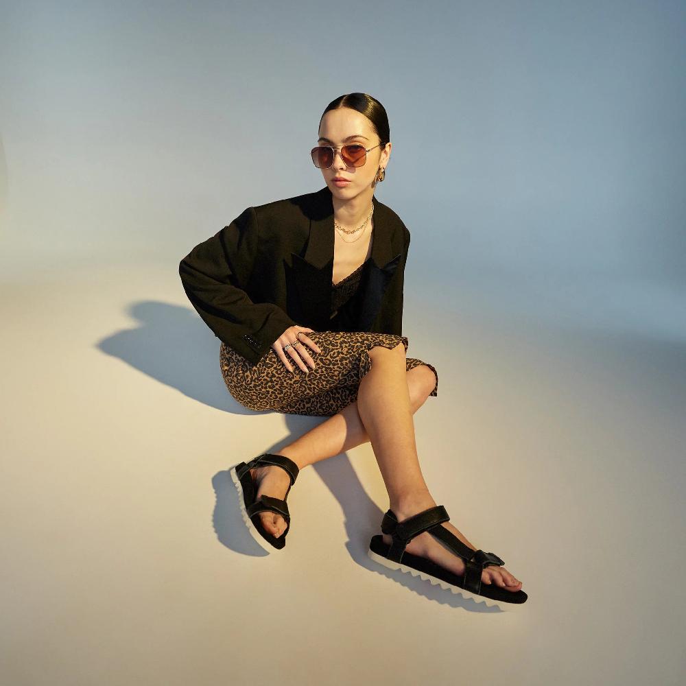 good thing Rollie Sandal Tooth Wedge - Black