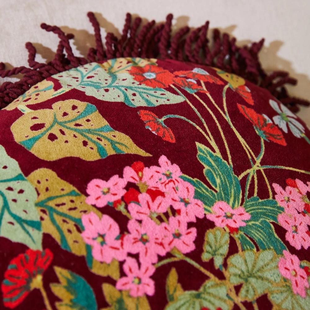 Good Thing Sage And Clare Genevieve Fringe Cushion