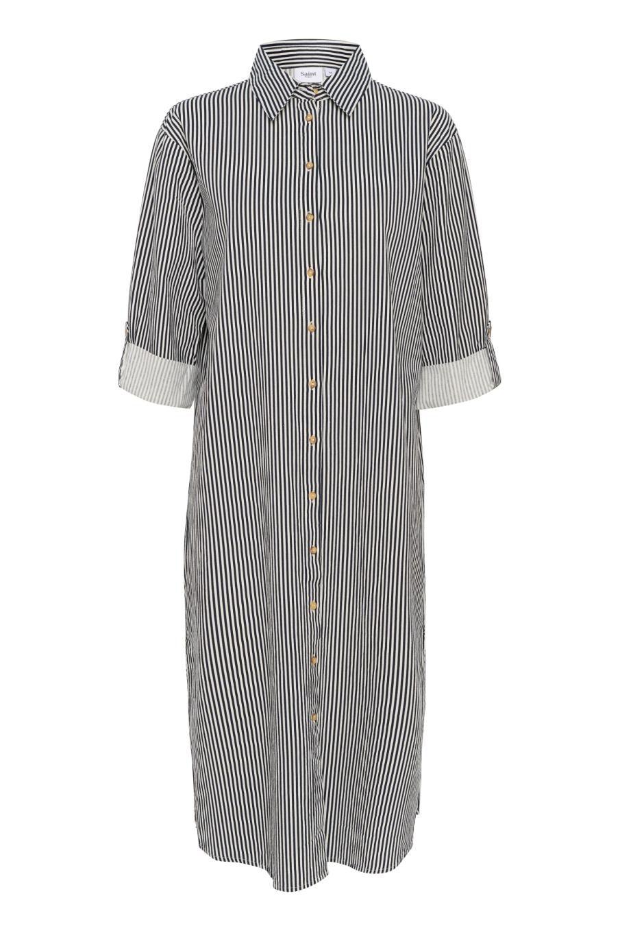 Good Thing Saint Tropez Zalinda Shirt Dress - Stripe