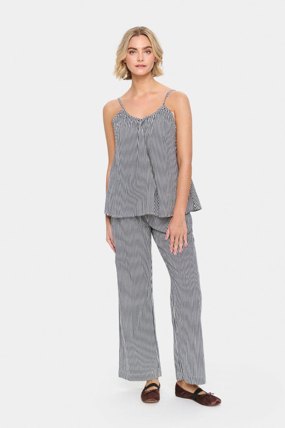 Good Thing Saint Tropez Zalinda Strap Top - Stripe