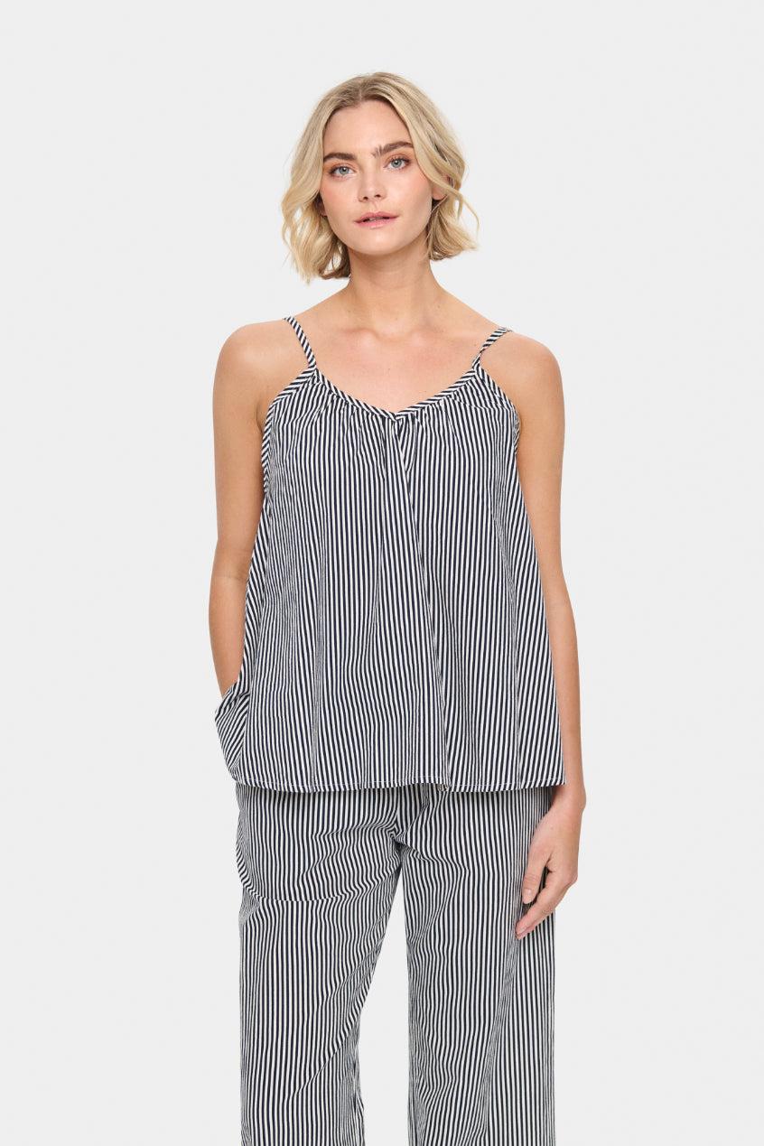 good thing Saint Tropez Zalinda Strap Top - Stripe