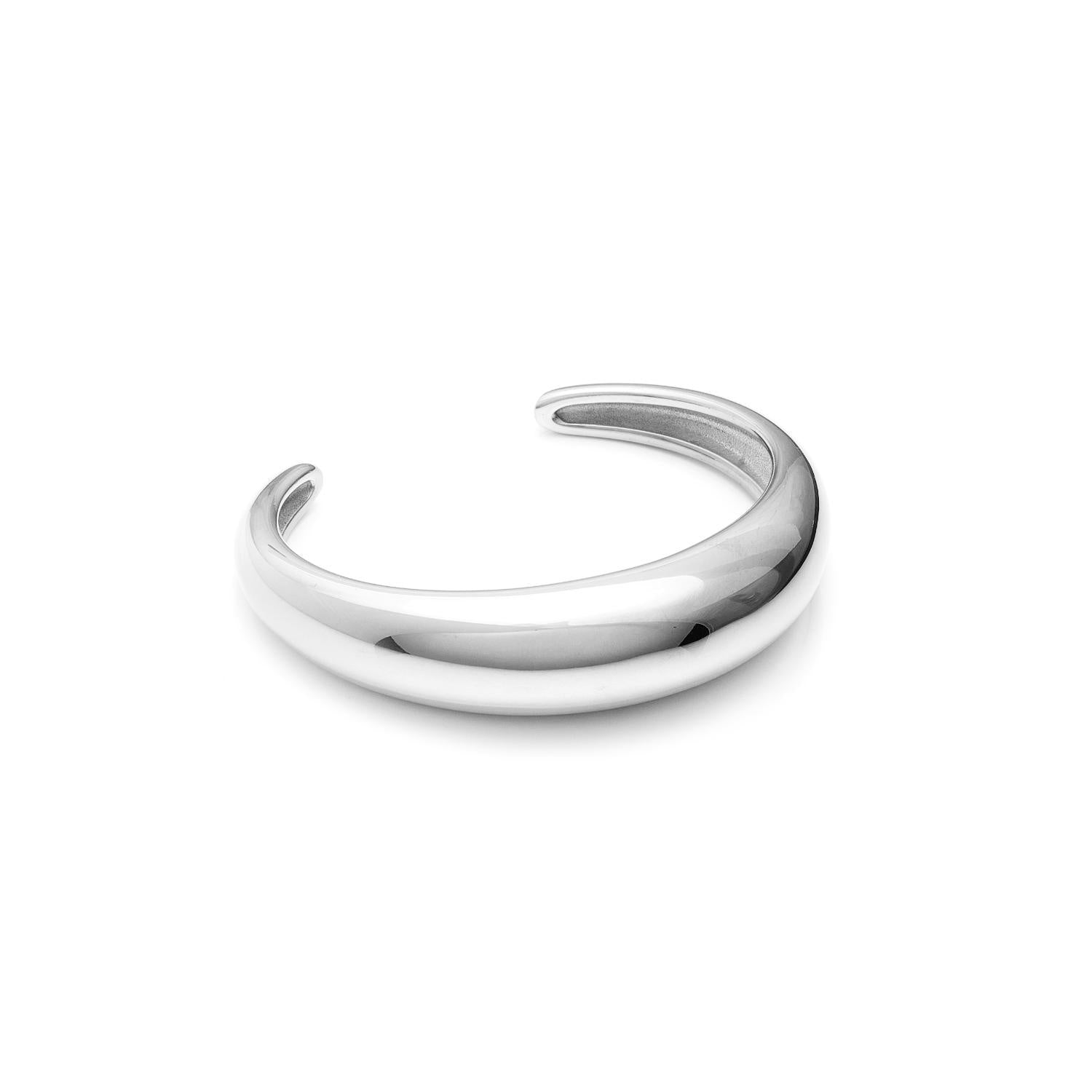 good thing Silk & Steel Bardot Bangle - Silver