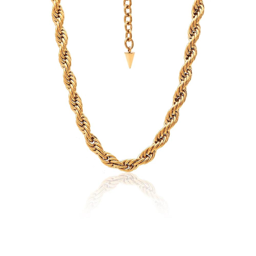 good thing Silk & Steel Eclipse Necklace - Gold