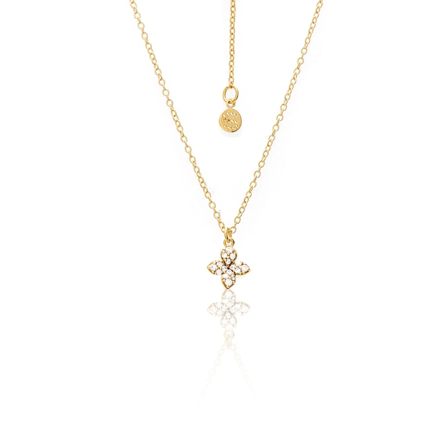 good thing Silk & Steel Flora Necklace - Gold