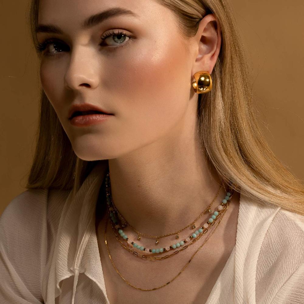 Good Thing Silk & Steel Horizon Necklace - Silver