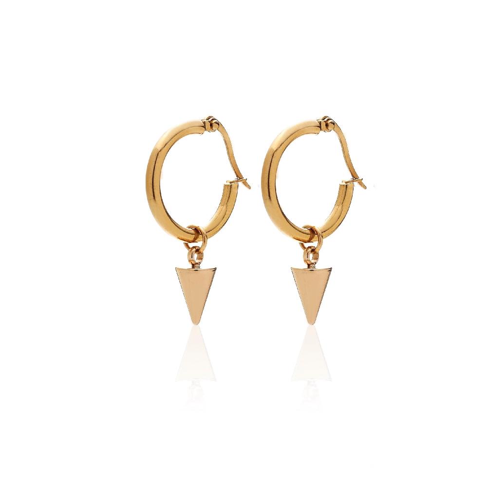 good thing Silk & Steel Kate Hoops - Gold