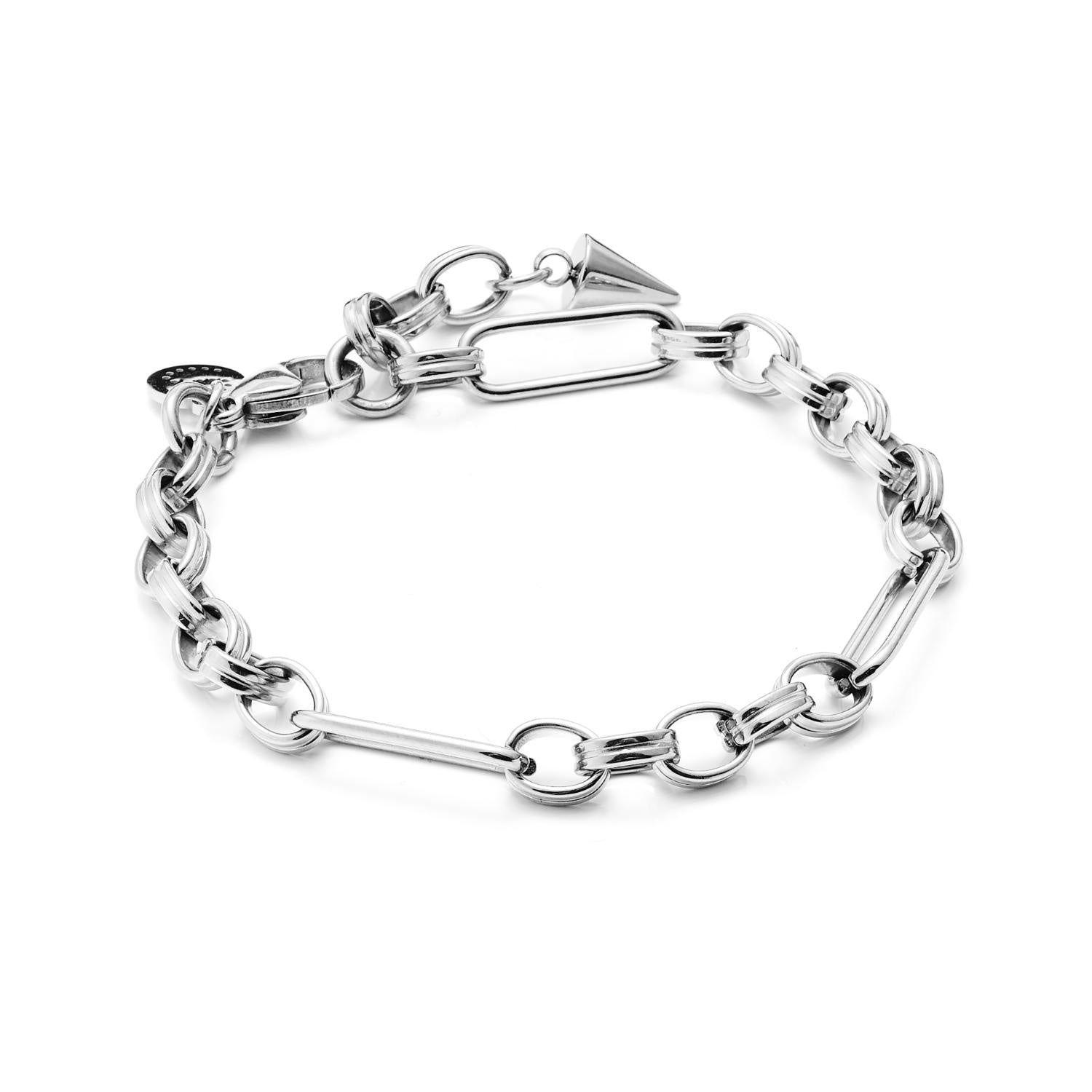 good thing Silk & Steel Luxe Bracelet - Silver