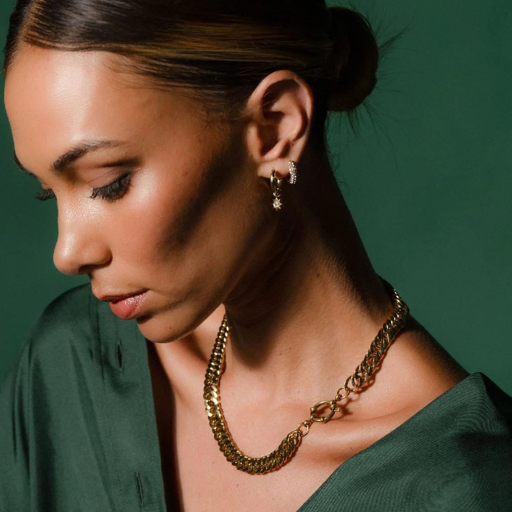 Good Thing Silk & Steel Nova Necklace - Gold