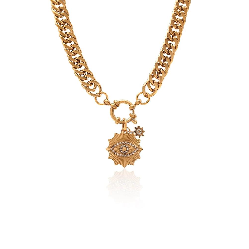 Good Thing Silk & Steel Nova Necklace - Gold