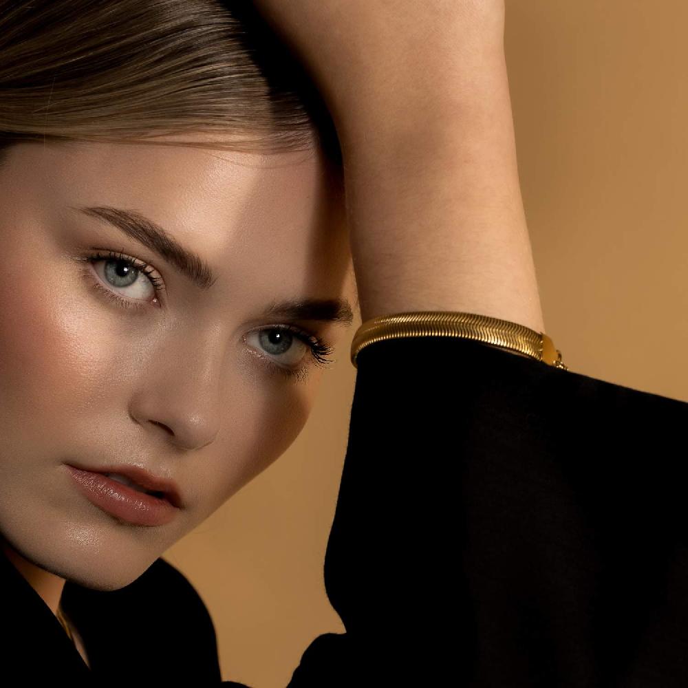 Good Thing Silk & Steel Sundowner Bracelet - Gold