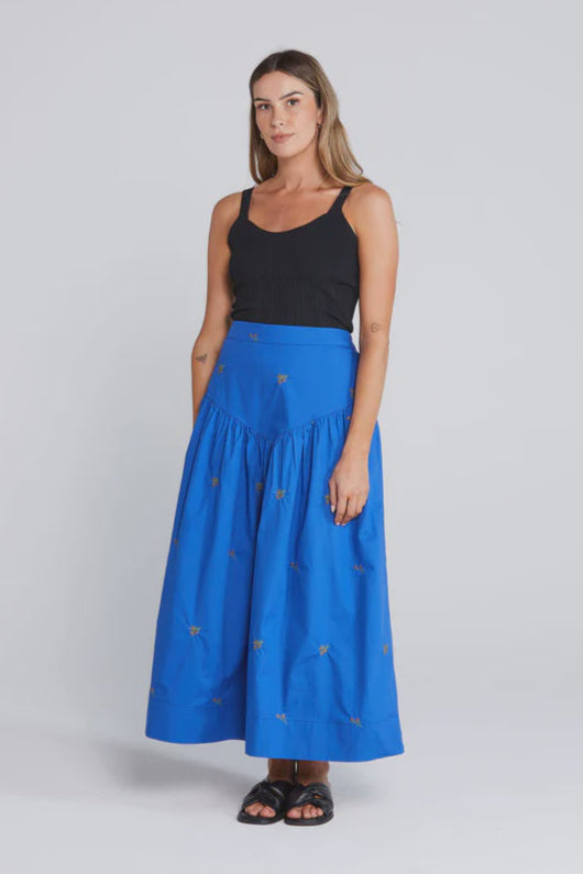 good thing Thing Thing Aria Skirt - Cobalt Blossom