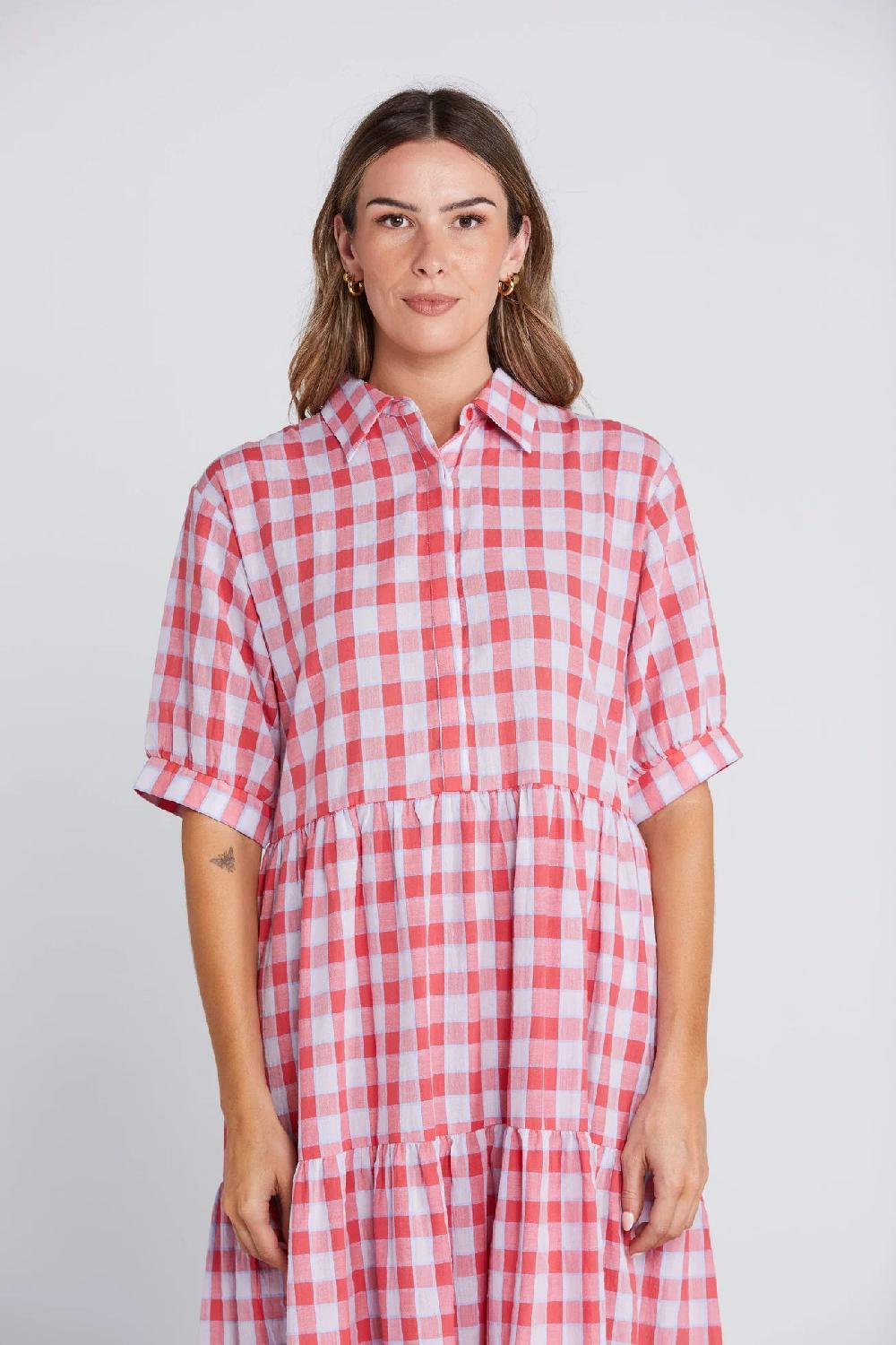 Good Thing Thing Thing Luna Dress - Check Mate