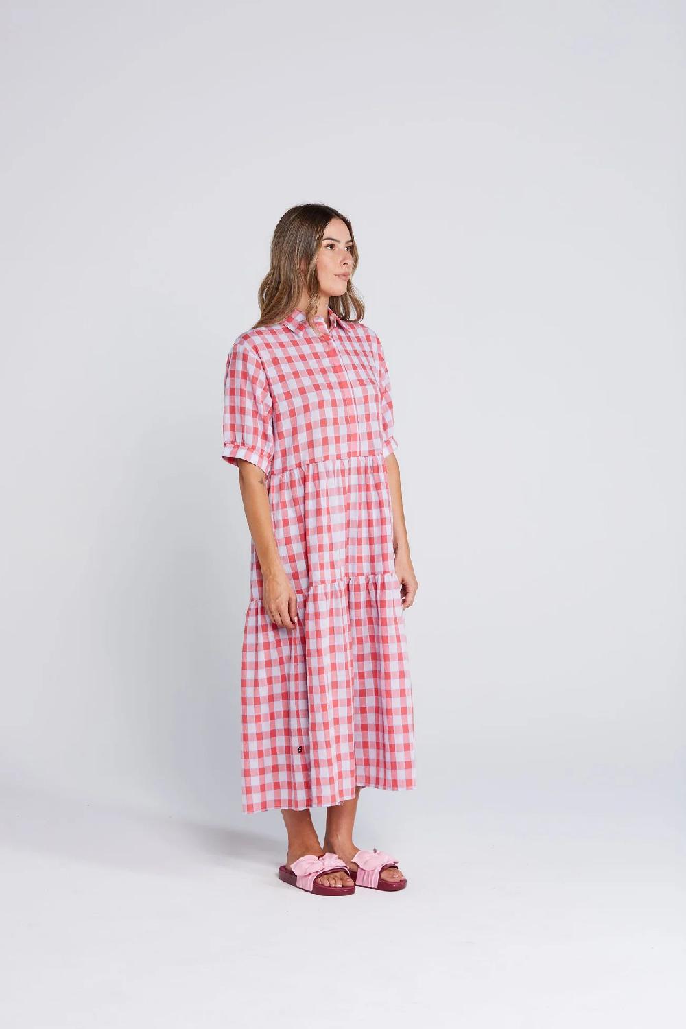 Good Thing Thing Thing Luna Dress - Check Mate