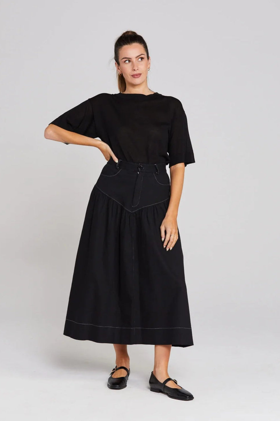 good thing Thing Thing Zoey Skirt - Black