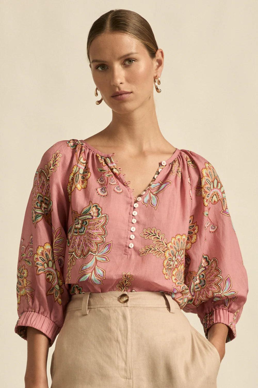 good thing Zoe Kratzmann Tranquil Top - Kgari Bloom