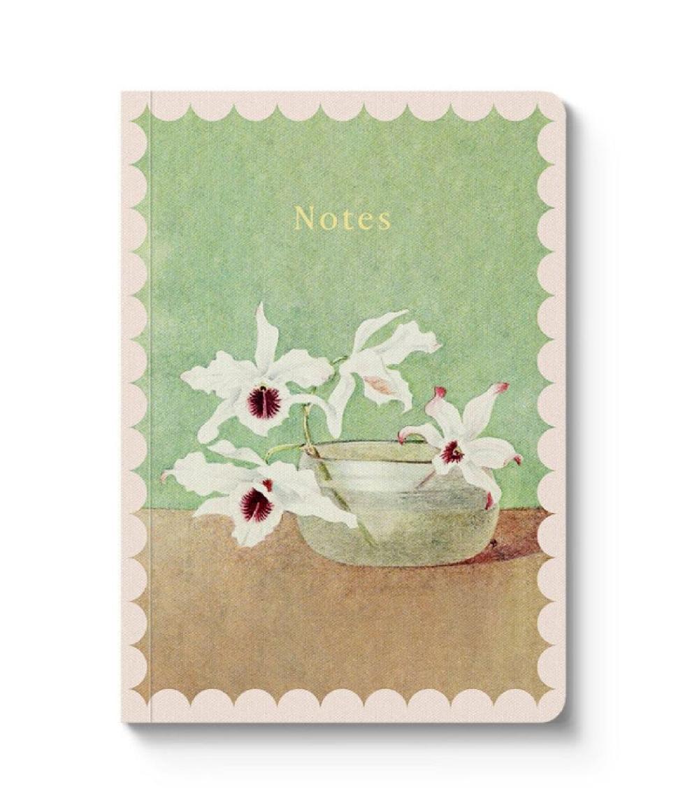 good thing Kaleido A6 Soft Cover Notebook - White Orchid