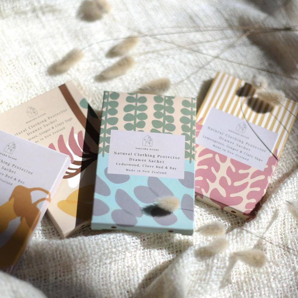 Good Thing Manuka House Contemporary Drawer Sachet - Cedarwood Clove Bud & Bay