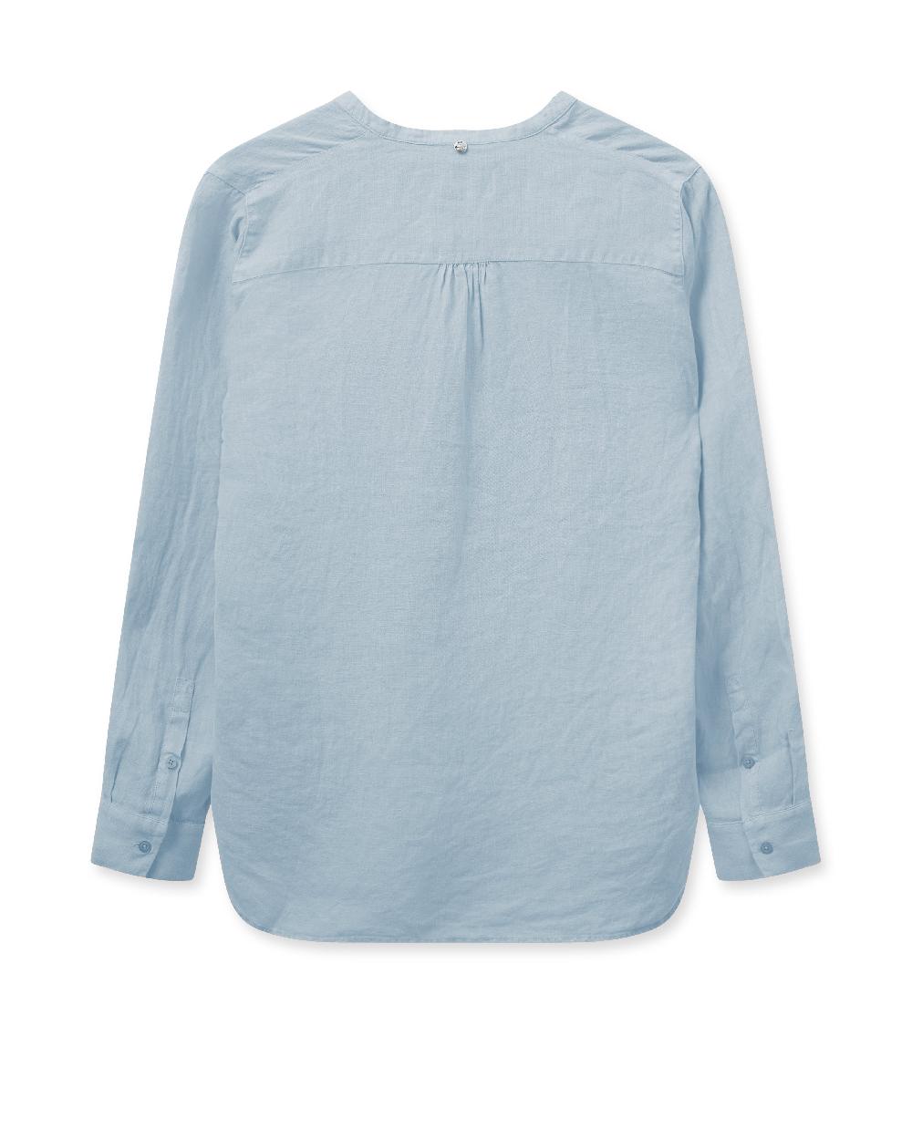 Good Thing Mos Mosh Danna Linen Blouse - Cashmere Blue