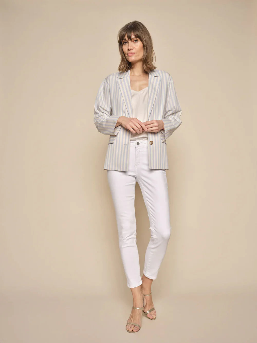 Good Thing Mos Mosh Kelby Penni Blazer - Cashmere Blue