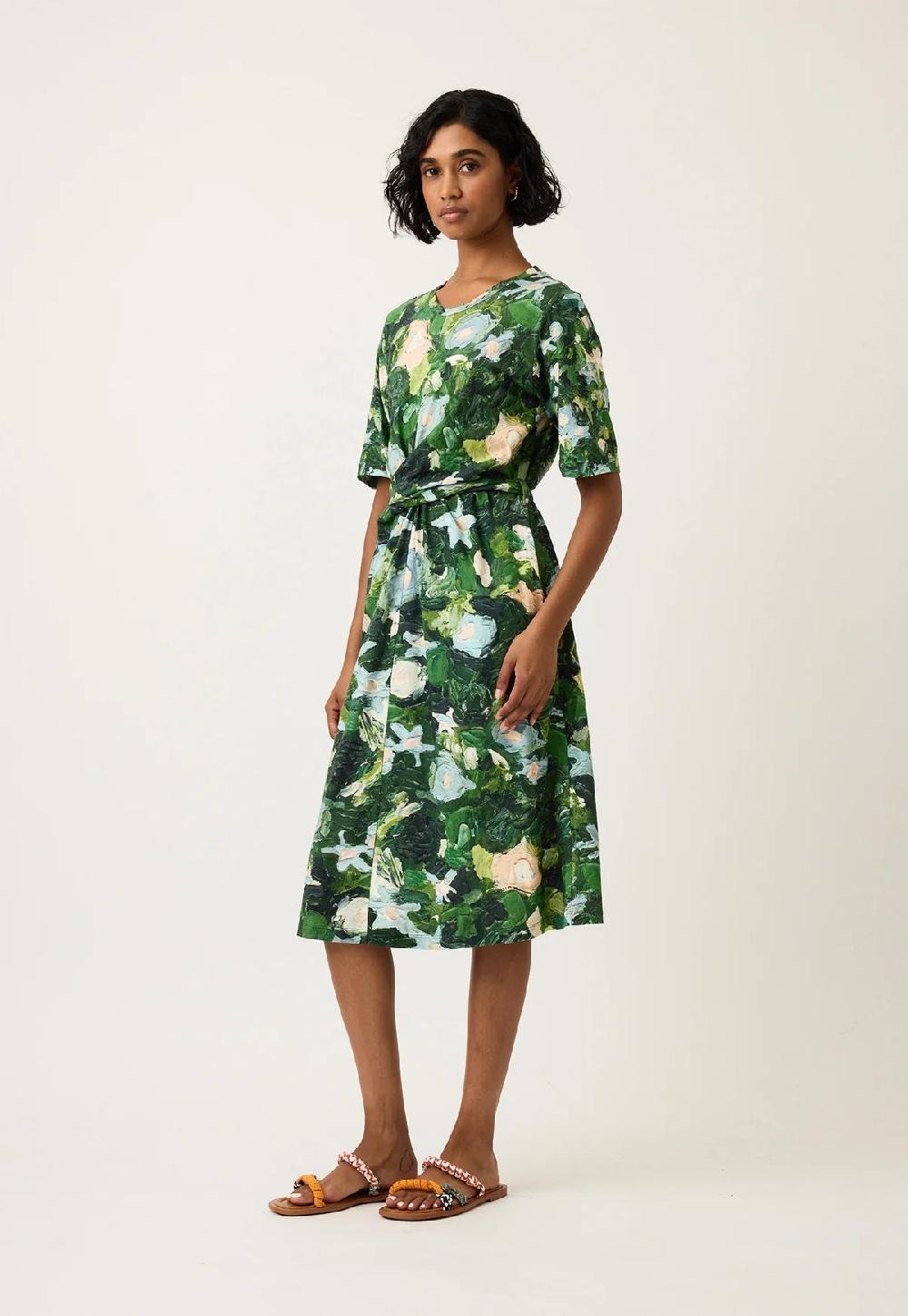 Good Thing Nancybird Terra Short Sleeve Wrap Dress - Garden
