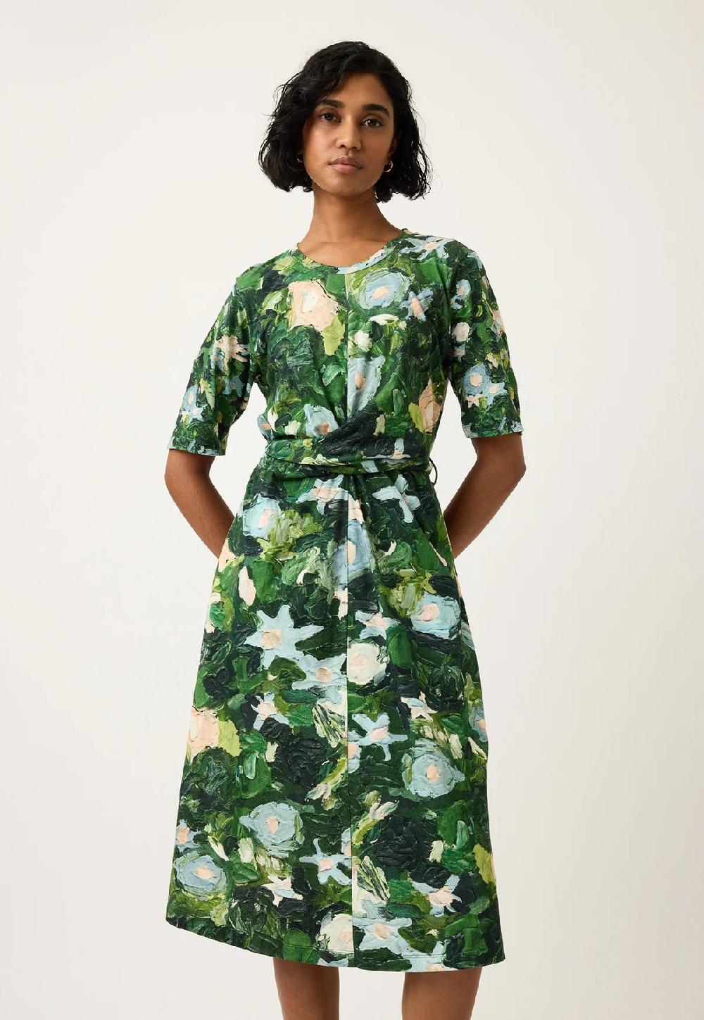 good thing Nancybird Terra Short Sleeve Wrap Dress - Garden
