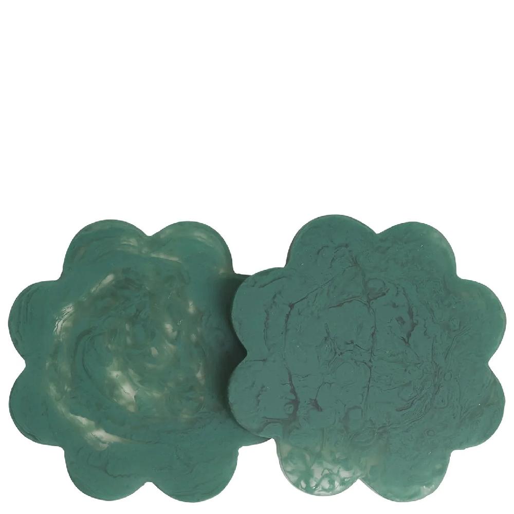 good thing Sage and Clare Cecilia Coasters Set of 2 - Forest